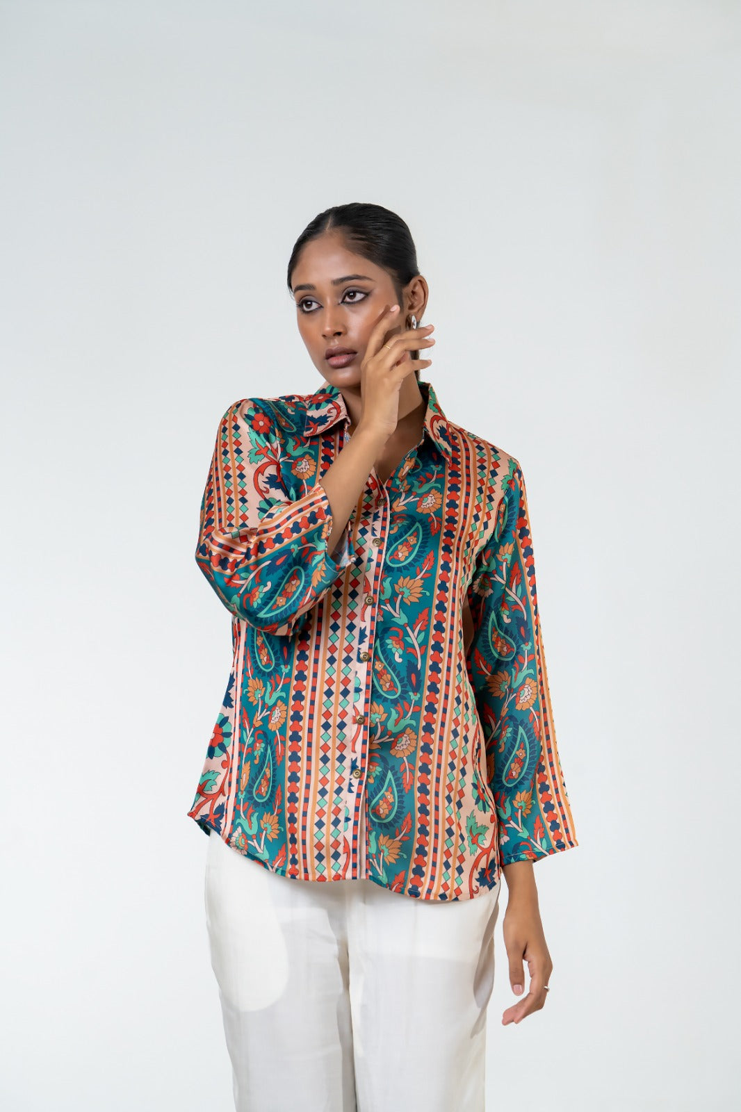 Premium satin silk shirt