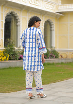 Super smart premium cotton lining cotton co ord with lace detailing