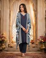 Pure crepe silk digital printed plazzo set