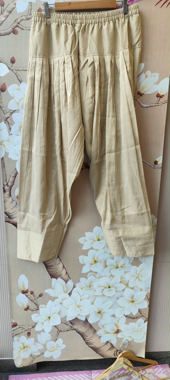 Premium brocade farshi salwar suit set in cream