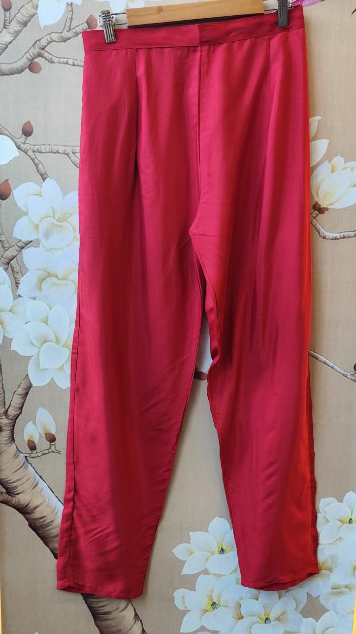 Pretty Mul chanderi designer full suit set in pink with fully embroidery all over