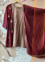 Pure Banarasi Mul chanderi lining in two tone