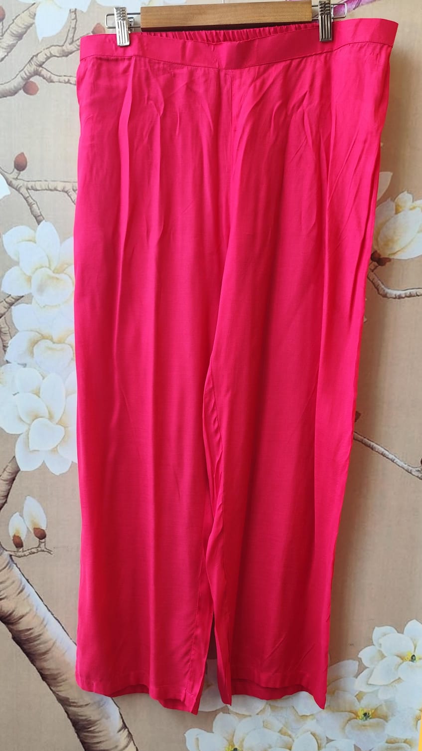 Premium gaji silk full suit set in pink