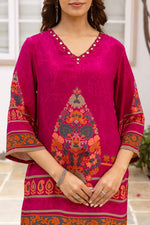 Pure crepe silk designer farshi salwar co ord set