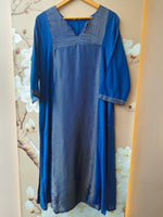 Pretty Mul chanderi royal blue tissue suit set