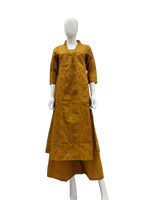 Restocked in new colour! Pretty mustard embroidery kurta pant