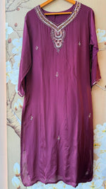 Premium chinon handwork full suit set in wine