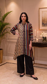 Premium ajrakh crepe co ord set