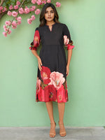 Viscose silk digital print one piece