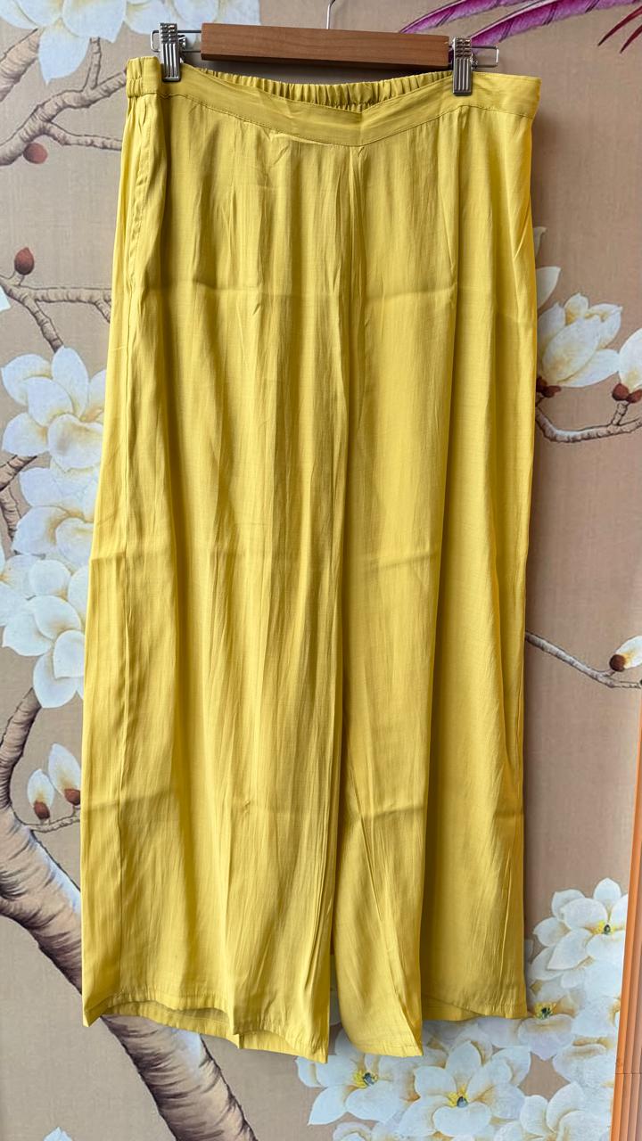 Bestseller in new colour! Premium muslin lining full suit set in lime yellow
