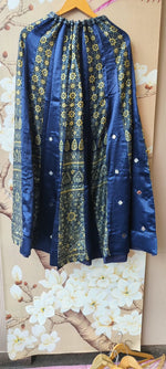 Gaji silk real mirror Kalamkari skirt