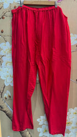 Restocked !! Red with brocade and handwork detailing full suit set !! Dispatch next week
