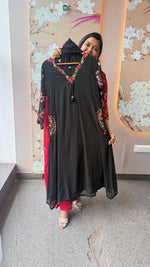 Super pretty Mul cotton embroidered in black