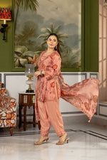 Super pretty Modale Kalamkari farshi salwar suit set (advisable to go for a size up) in pink