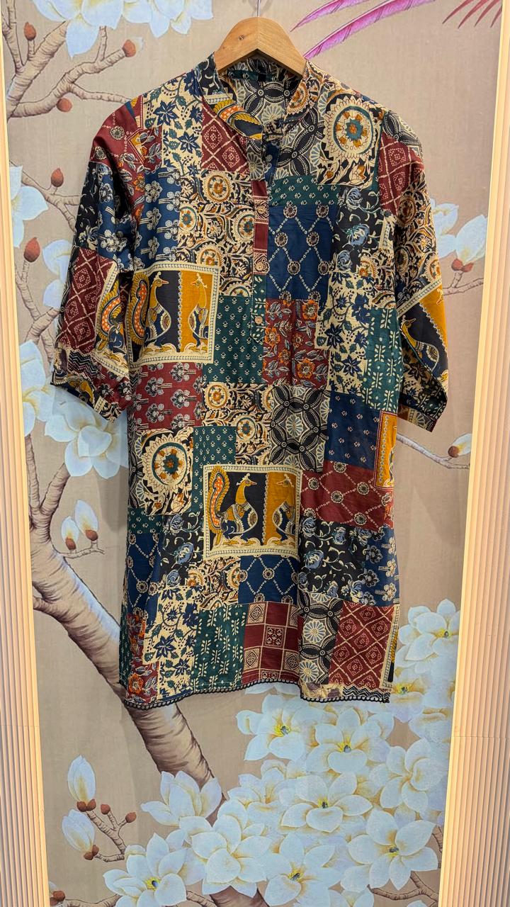 Pure cotton kalamkari kurta pant