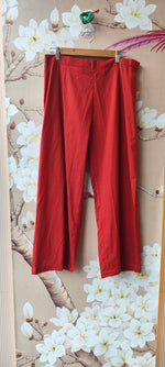 Super pretty cotton embroidered suit set in red