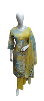 Linen cotton lining suit set