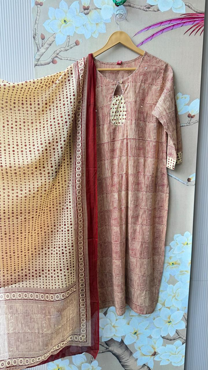 Pure cotton full suit set