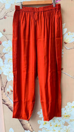Pretty Mul chanderi with zari work and detailing lining full suit in red