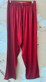 Super premium gaji silk suit set in red paired with Kalamkari dupatta in red