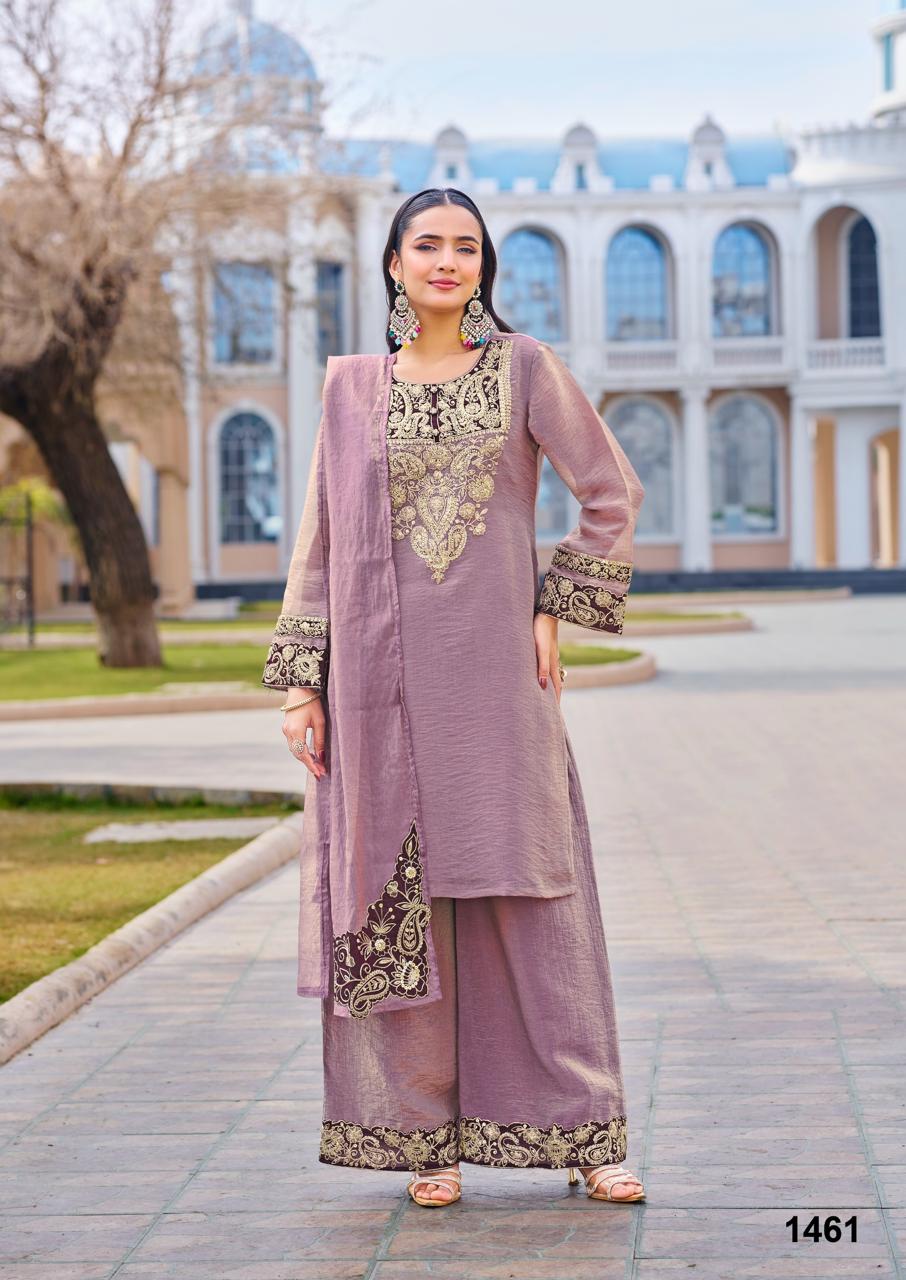 Designer crush tissue suit set