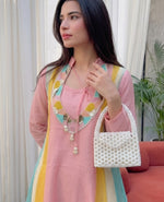 Super premium orgneza multi co ord in pink
