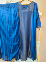 Pretty Mul chanderi royal blue tissue suit set