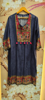 Super pretty Mul silk Kalamkari full suit set
