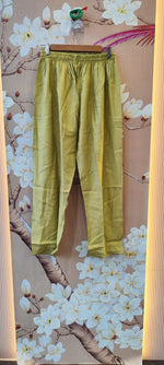 Pretty Mul chanderi with lining fully embroidered in green