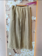 Premium salsa cream colour plazzo set (slim fit but margin available)