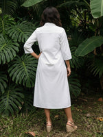 Super smart block printed pocket one piece with Mul lining