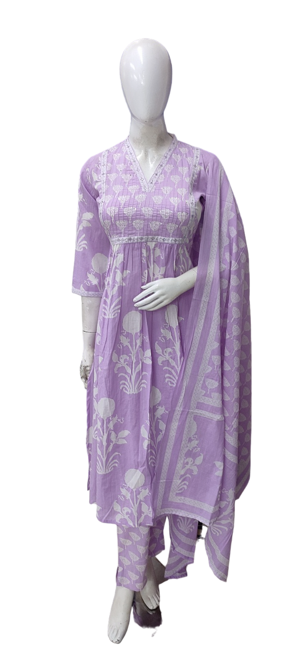 Pure cotton suit set