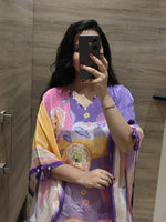 Super pretty pure crepe kaftan co ord