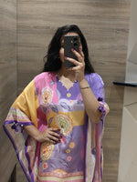 Super pretty pure crepe kaftan co ord