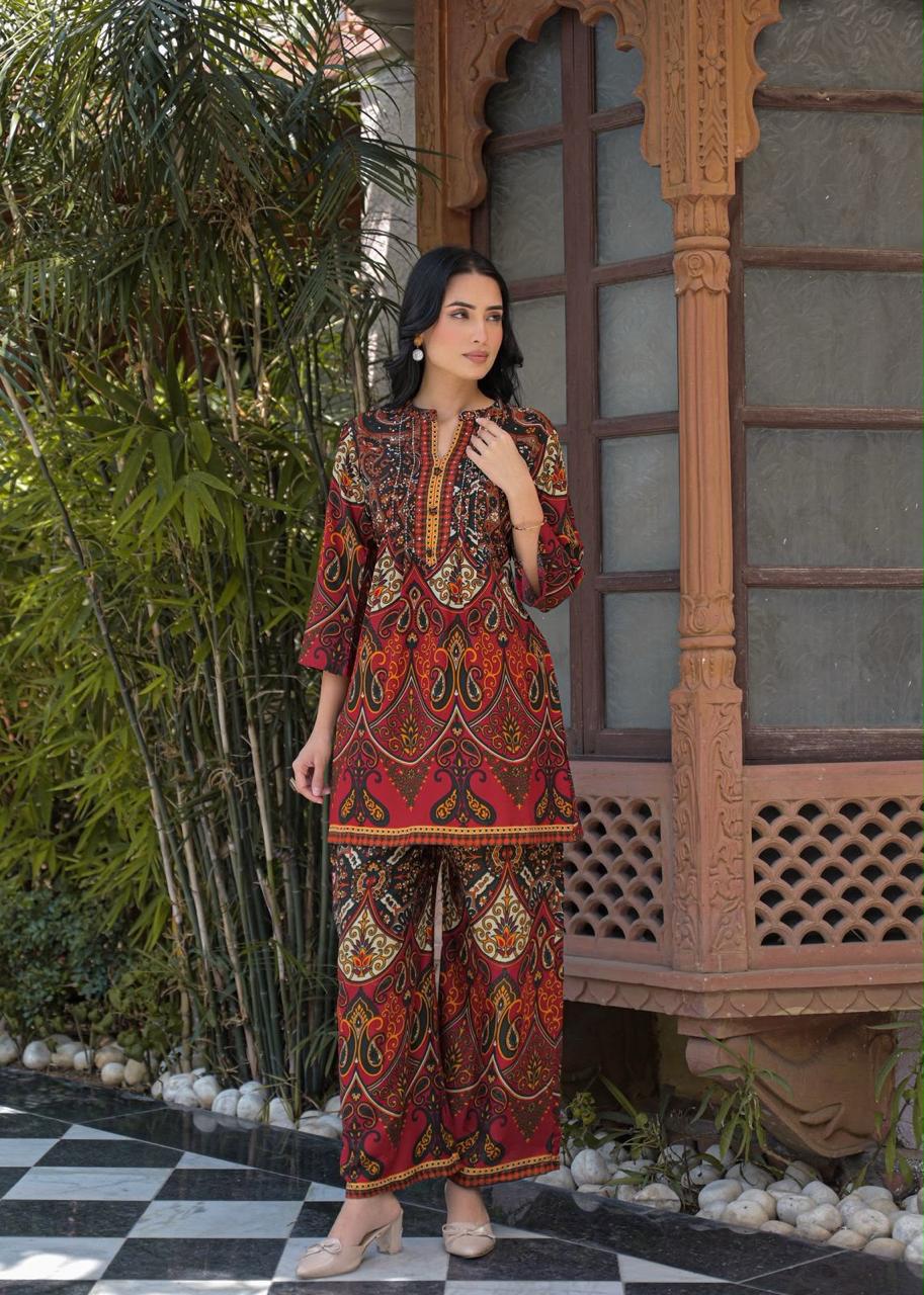 Heavy slub cotton ajrakh