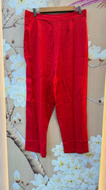 Pretty georgette handwork suit set in Redbandhani