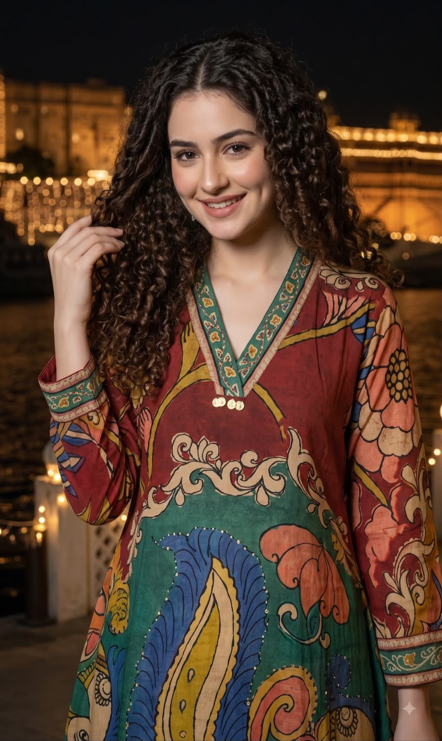Premium Mul silk Kalamkari co ord
