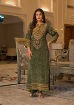 Super pretty crepe silk lining bandhani Phiran paired with pants