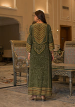 Super pretty crepe silk lining bandhani Phiran paired with pants