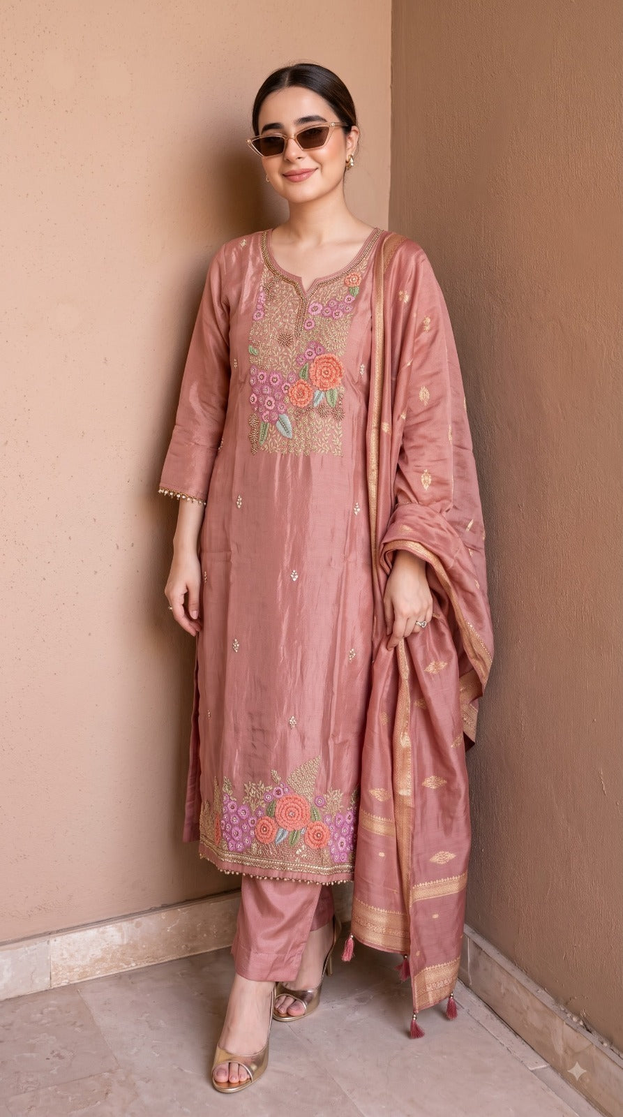 Bestsellerrestocked in new colour premium tissue hand work suit set
