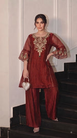 Premium tissue lining co ord with premium hand work
