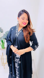 Super stunning pure cotton embroidered stylish suit set