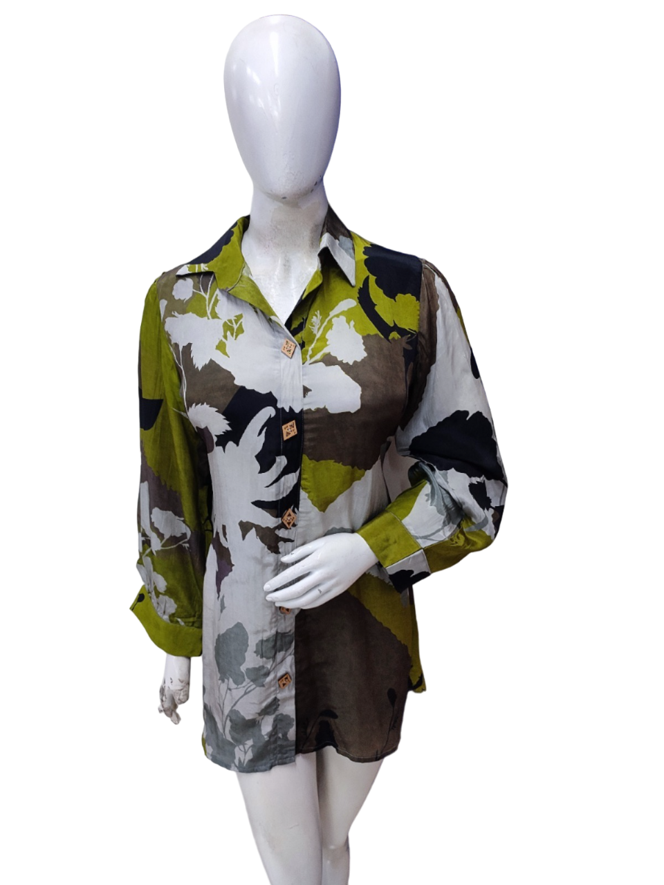 Pure crepe top digital printed