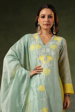 Super fine mulchanderiappliqué work suit set