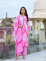 Pure butter muslin silk digital printed suit set