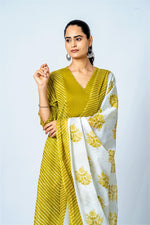 Pure cotton lehariya suit set