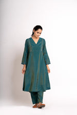 Pretty fancy silk shimmer fabric co ord set