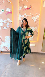 Pure cotton V neck suit set