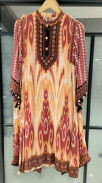 Wow crepe Ikkat Co ord set