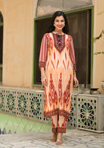 Wow crepe Ikkat Co ord set